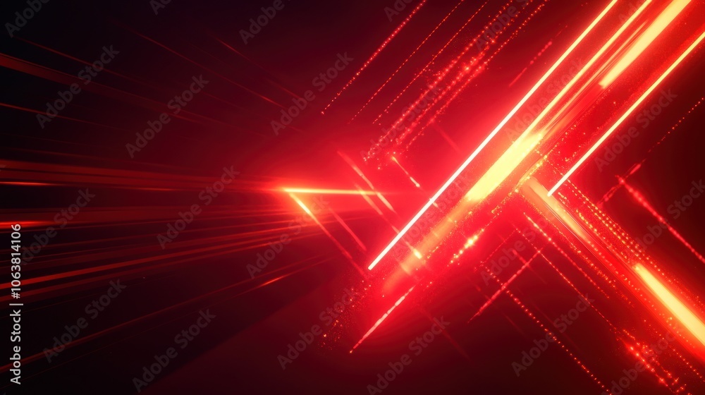 Abstract Red Lights Abstract Red Lights