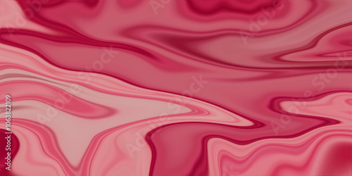 abstract Luxurious pink oil paint liquid fluid marbling flow effect, swirls of colorful paint liquid mixing background, Abstract Pink and White Wavy Pattern Design.