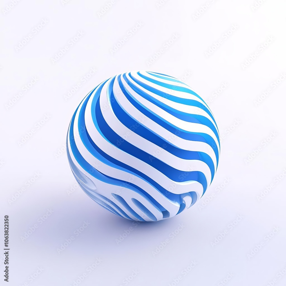 Globe Logo Rendered in 3D with Simple Lines,
Globe Logo Rendered in 3D with Simple Lines,