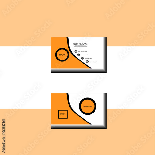 Double Sided  Modern Business Card Design 