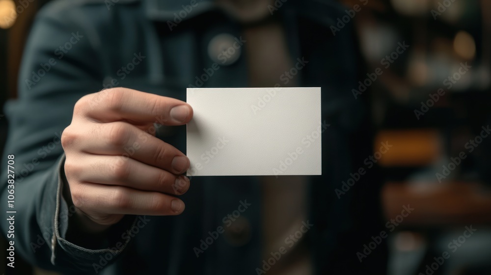 Blank Business Card Mockup Blank Business Card Mockup