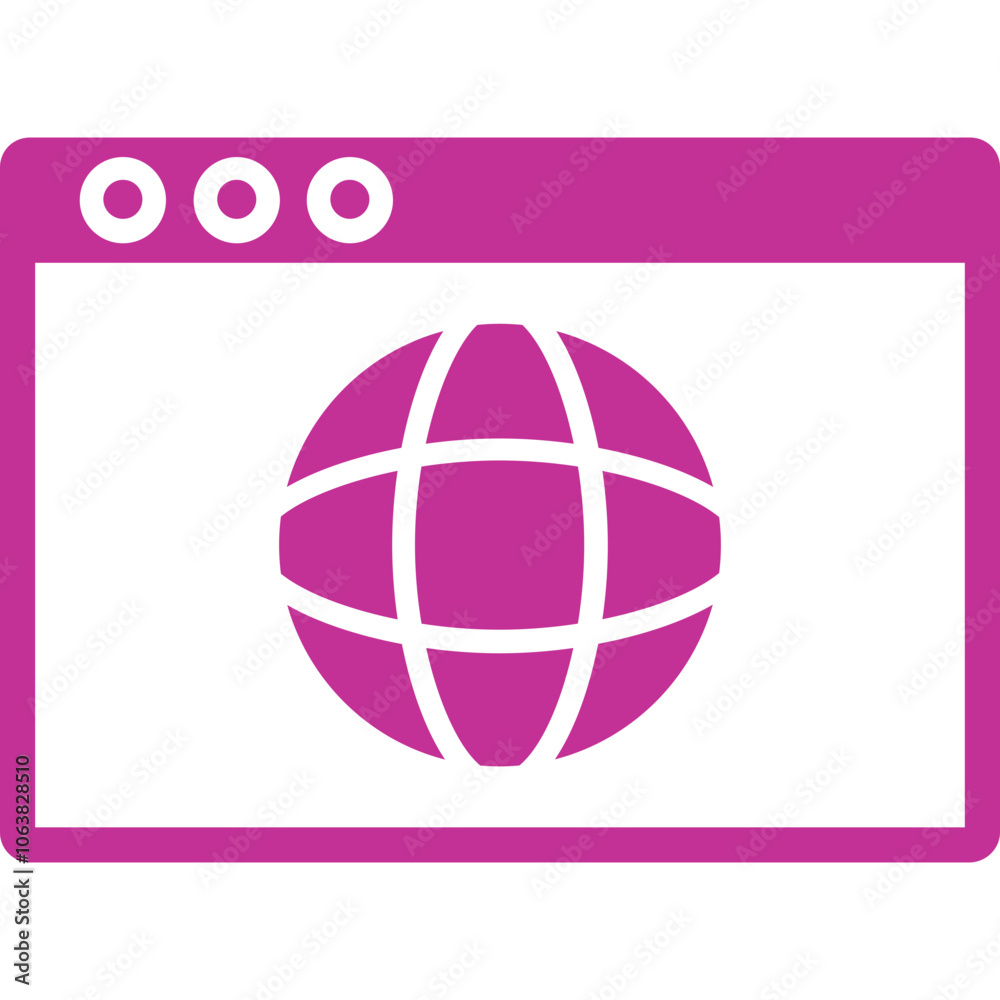 Web Page Vector Icon Web Page Vector Icon