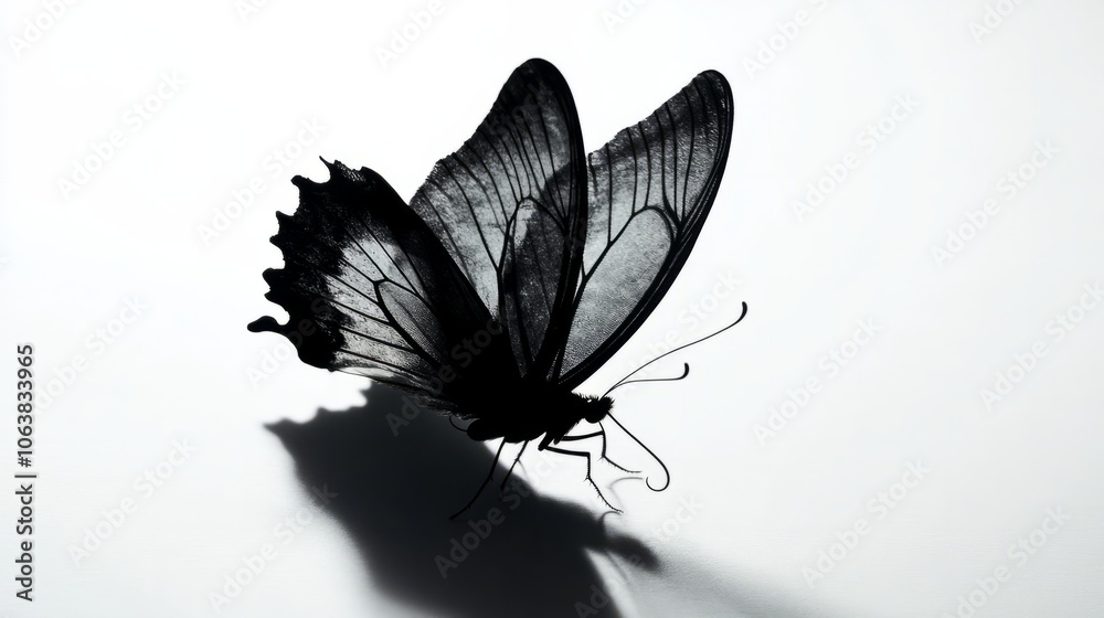 Fototapeta premium butterfly isolated on white
