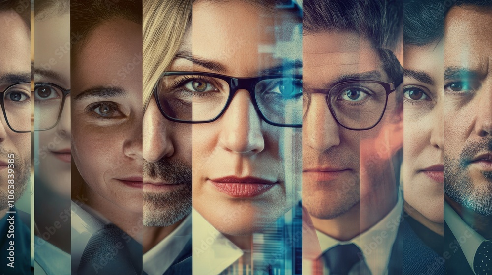 Diverse business professionals collaborate for success in modern work environments Diverse business professionals collaborate for success in modern work environments