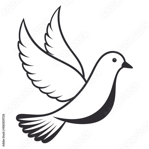 Wedding Dove Release, Symbol of Love and Peace Generative AI