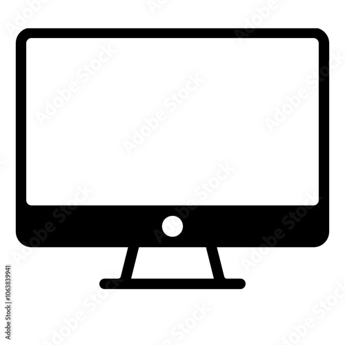 monitor with blank screen