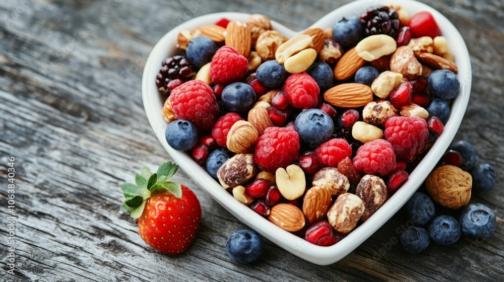 Discover the nutritional benefits of a colorful berry and nut salad Discover the nutritional benefits of a colorful berry and nut salad