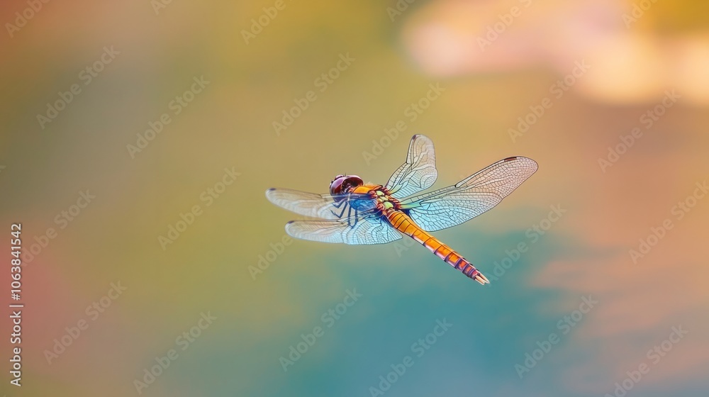 dragonfly on lake dragonfly on lake