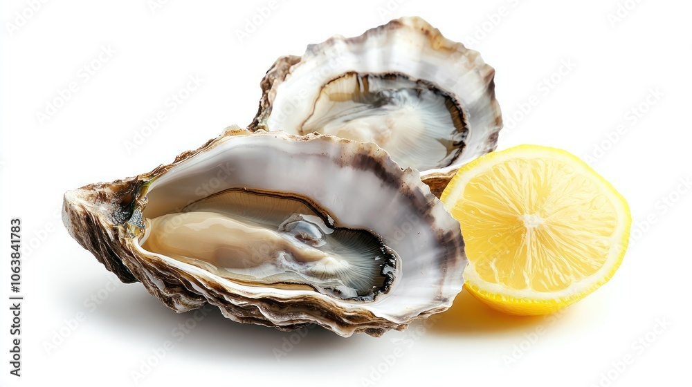 Fresh Raw Oyster in Shell for Stock Photography Fresh Raw Oyster in Shell for Stock Photography