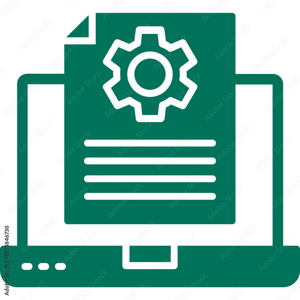 Content Management Vector Icon Content Management Vector Icon