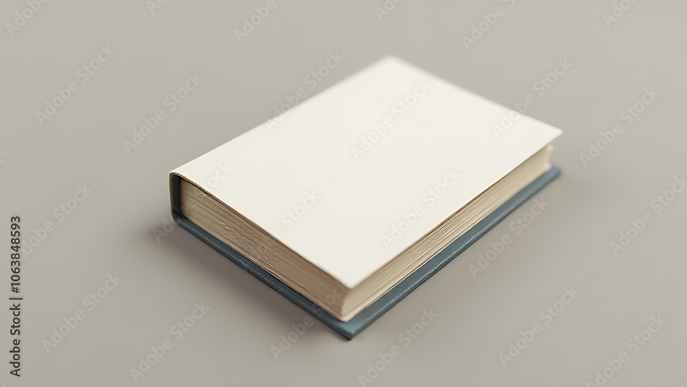A small unbound paperback book with its covers attached directly to the pages and no spine to hold it together A small unbound paperback book with its covers attached directly to the pages and no spine to hold it together