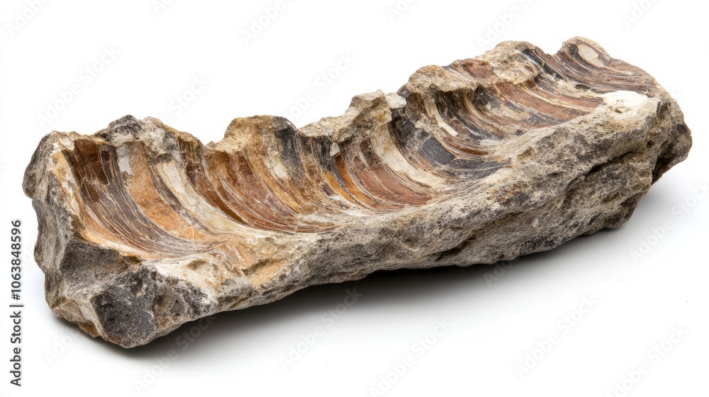 fossil isolated on white fossil isolated on white