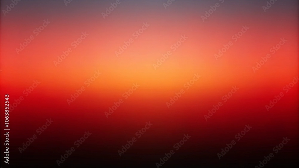 Naklejka premium A minimalist background with a smooth gradient blending from soft orange to light red, enhanced by a subtle blur effect for a gentle and calming feel