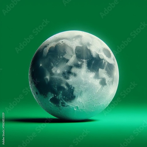 moon in space