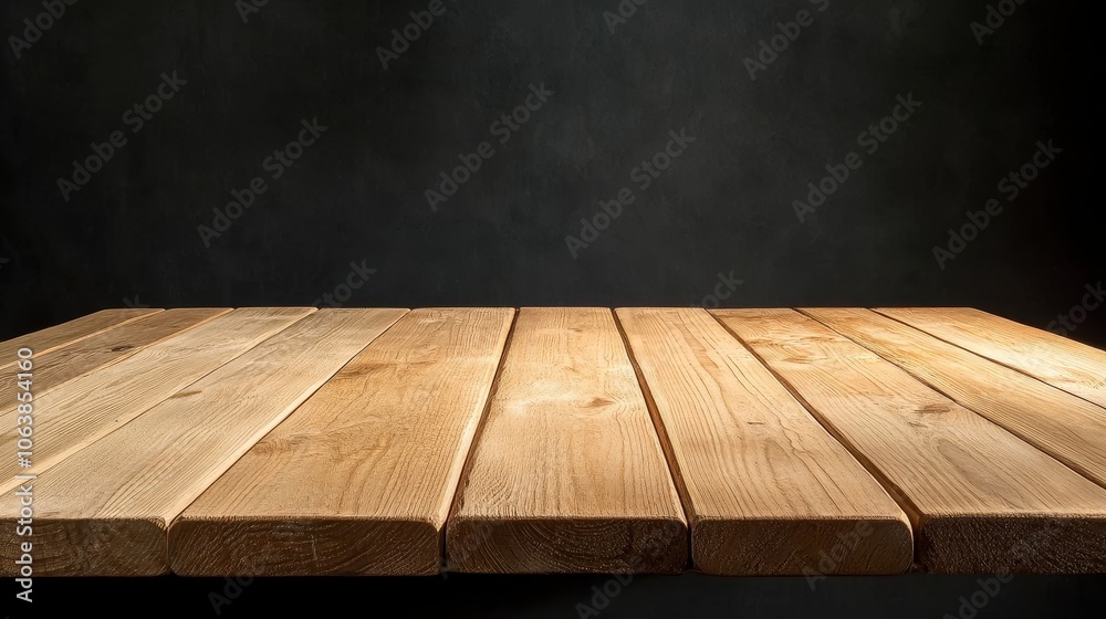 A rustic wooden tabletop with a black background, perfect for showcasing products, food, or drinks. It creates a warm and inviting atmosphere. A rustic wooden tabletop with a black background, perfect for showcasing products, food, or drinks. It creates a warm and inviting atmosphere.