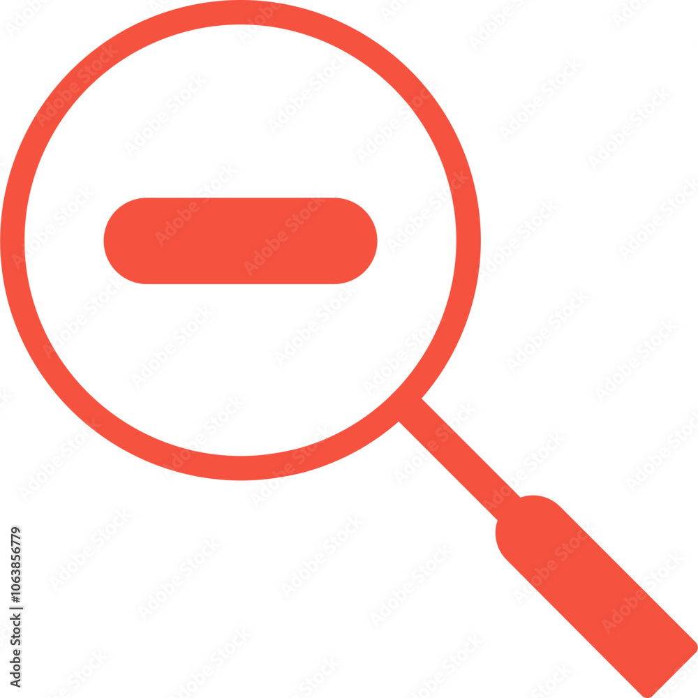 Zoom Out Vector Icon Zoom Out Vector Icon