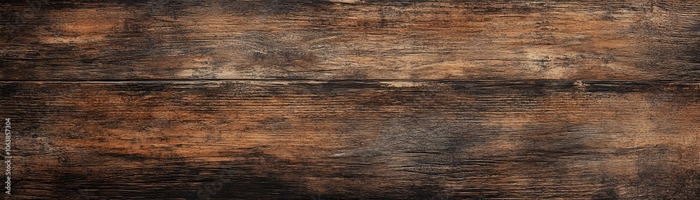 Weathered Wooden Plank Texture with Horizontal Grain Weathered Wooden Plank Texture with Horizontal Grain