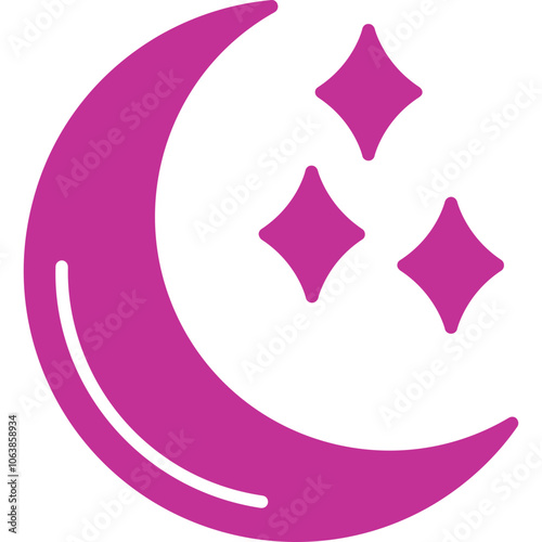 Moon Vector Icon