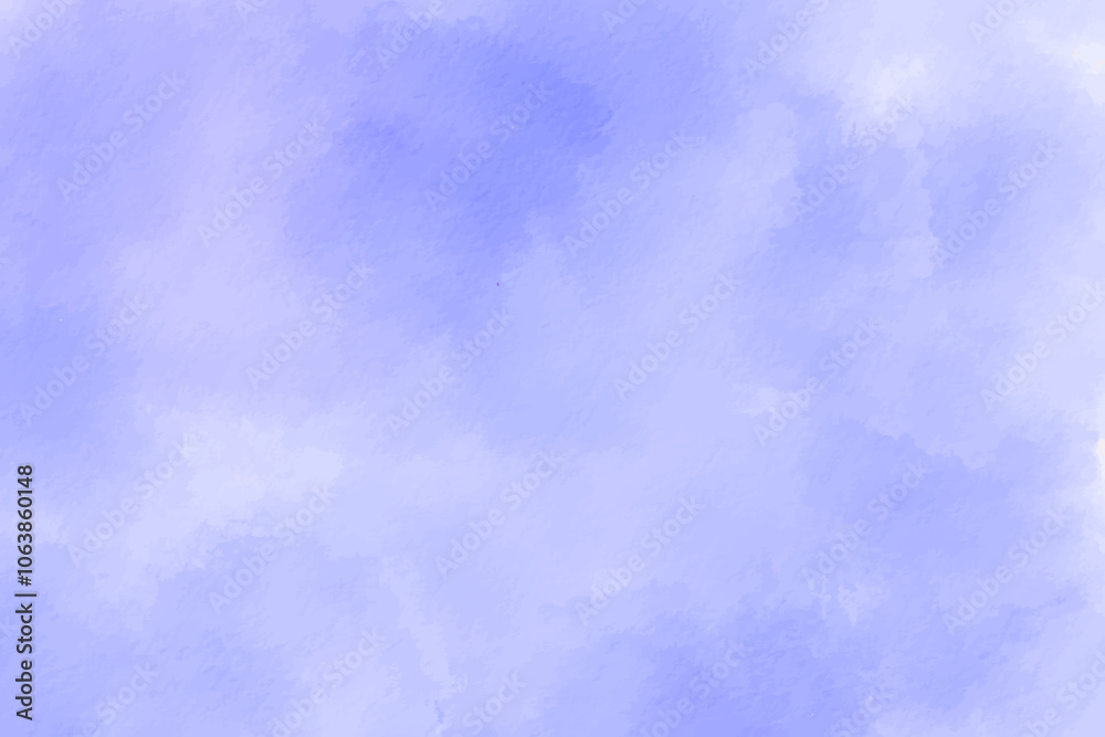 A light blue sky with white clouds watercolor painting. Abstract watercolor background paper texture vector. A light blue sky with white clouds watercolor painting. Abstract watercolor background paper texture vector.