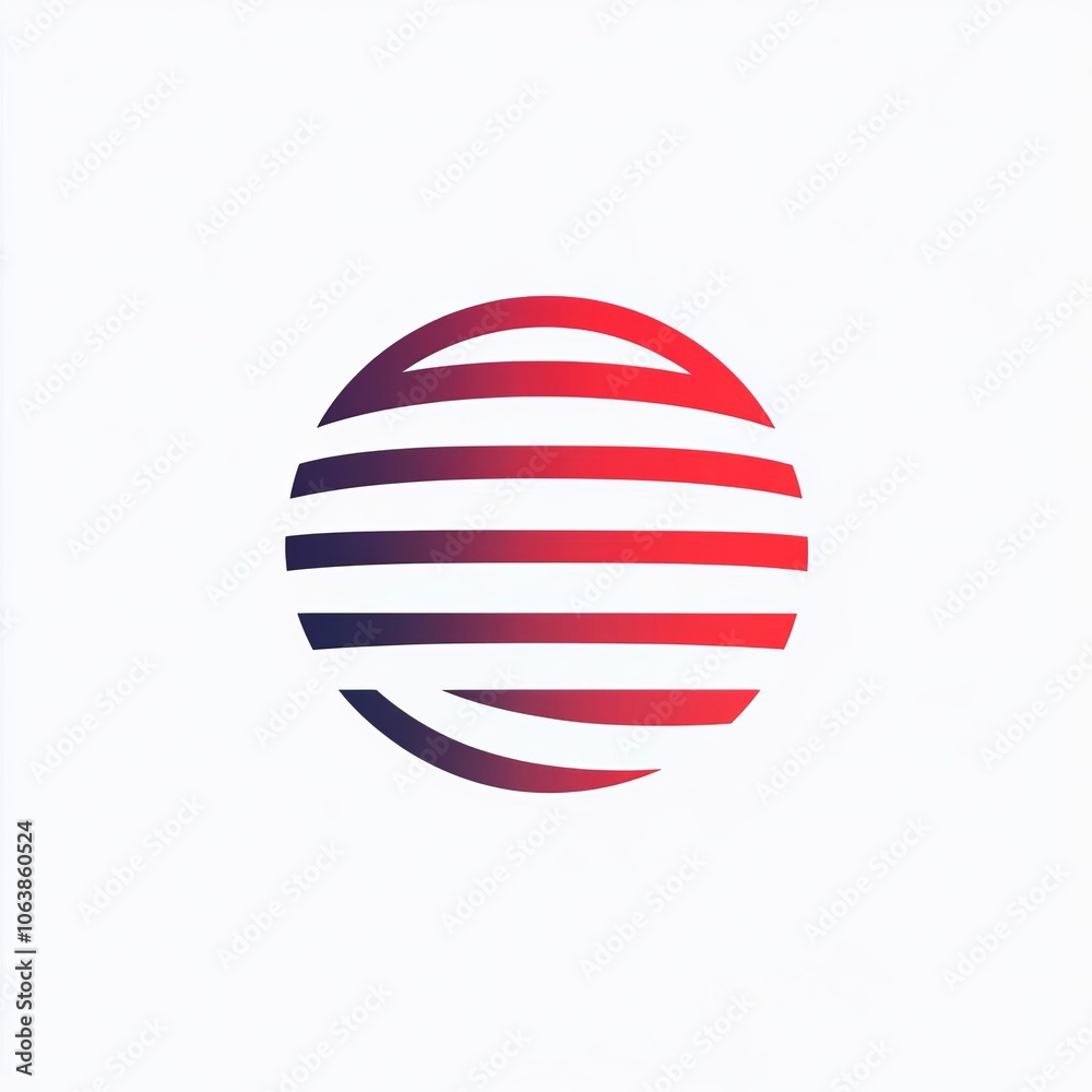 3D Rendered Globe Logo in Clean Line Form,
3D Rendered Globe Logo in Clean Line Form,