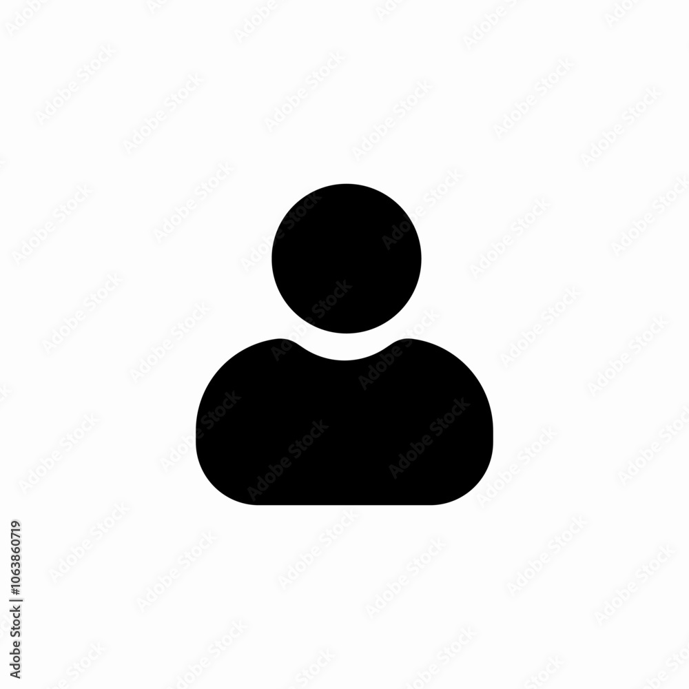 user profile icon sign vector user profile icon sign vector