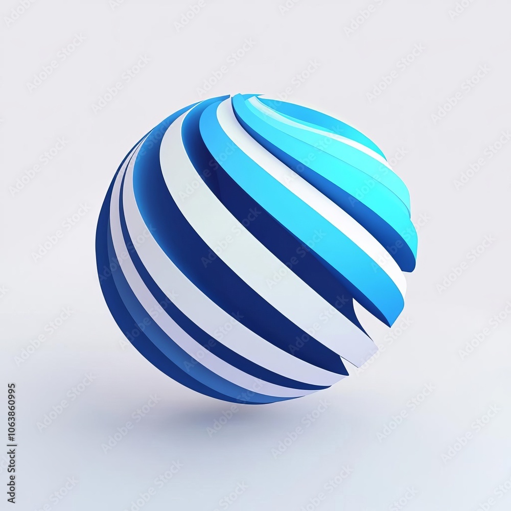 3D Rendered Globe Logo in Clean Line Form,
3D Rendered Globe Logo in Clean Line Form,