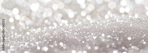 Abstract background with sparkles, glow and bokeh
