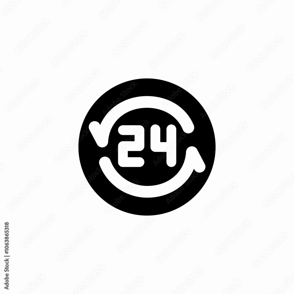 24 hours service icon sign vector 24 hours service icon sign vector