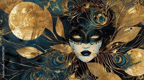 venetian carnival mask