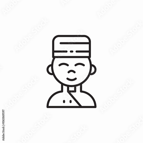bell boy hotel icon sign vector