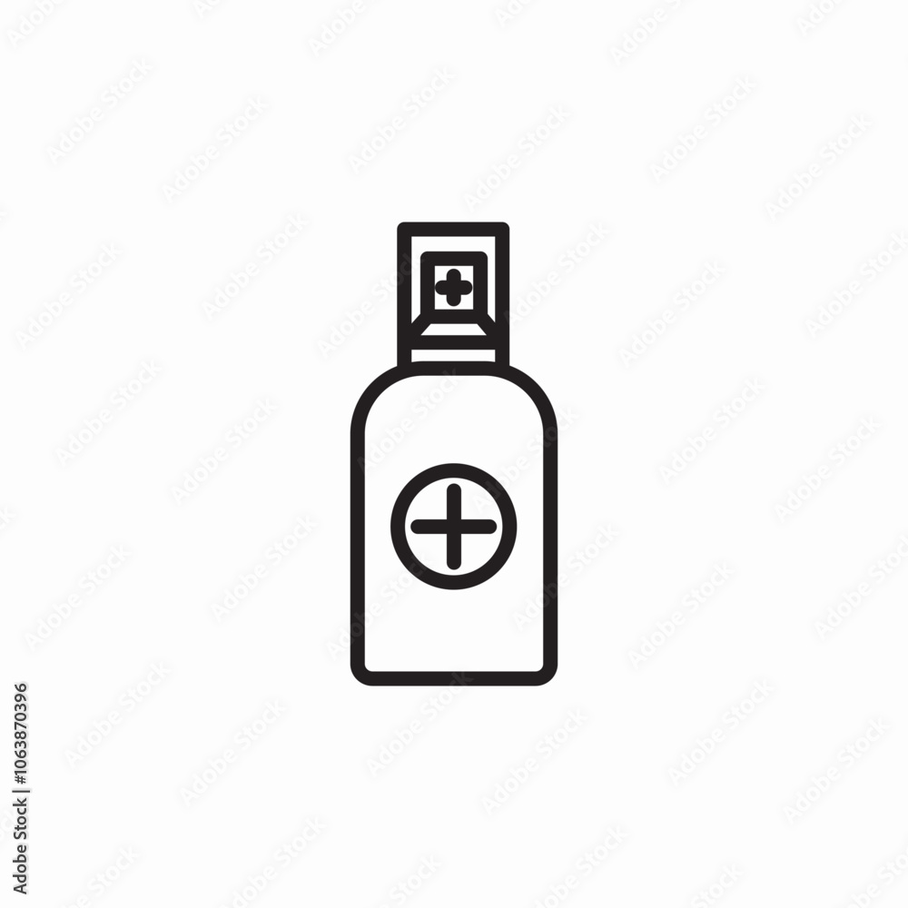 sanitizer spray icon sign vector sanitizer spray icon sign vector