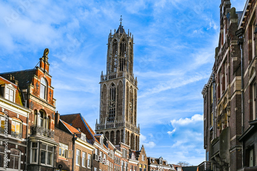 Dom Tower in City of Utrecht, The Netherlands
