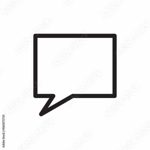 speech bubble comics chat icon sign vector