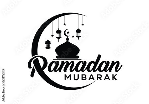 ramadan kareem calligraphy vector design