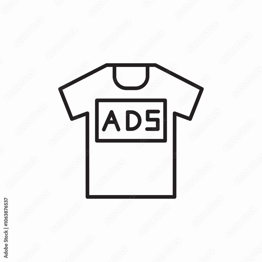 t shirt promotion ads icon sign vector t shirt promotion ads icon sign vector
