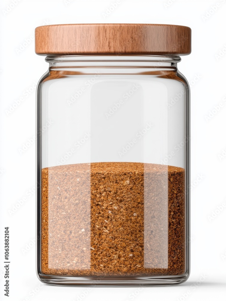 Discover How to Organize Your Spices with a Stylish Glass Jar Featuring a Bamboo Lid for a Modern Kitchen Look