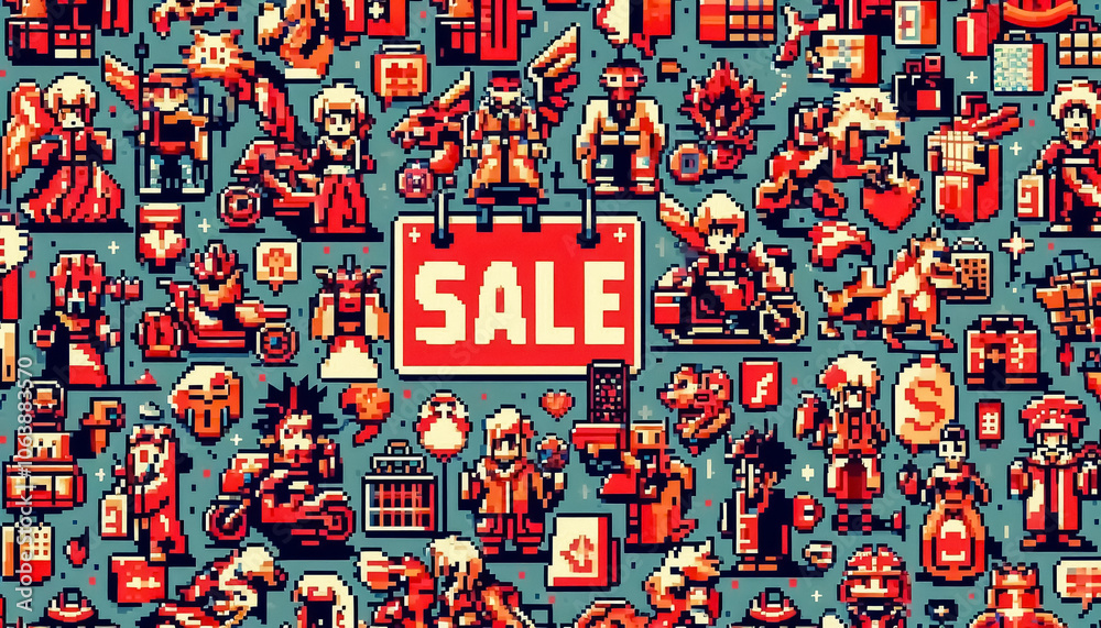 sale pixel art pattern sale pixel art pattern