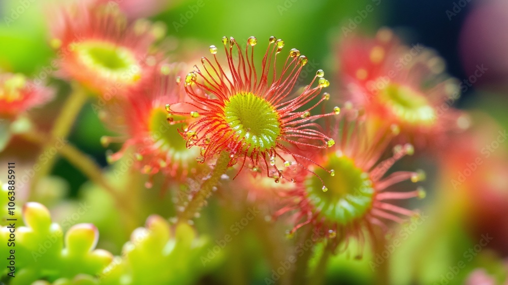 Vibrant Flora in Natural Macro Environment Vibrant Flora in Natural Macro Environment