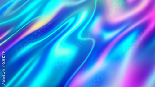 Blue and Pink Pearl Wave Abstract Background