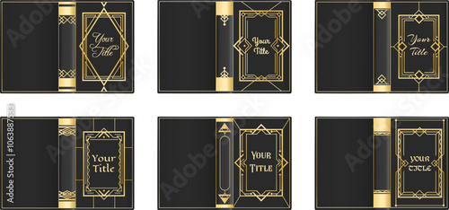 Geometrical ornamental book cover