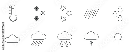 weather linear set