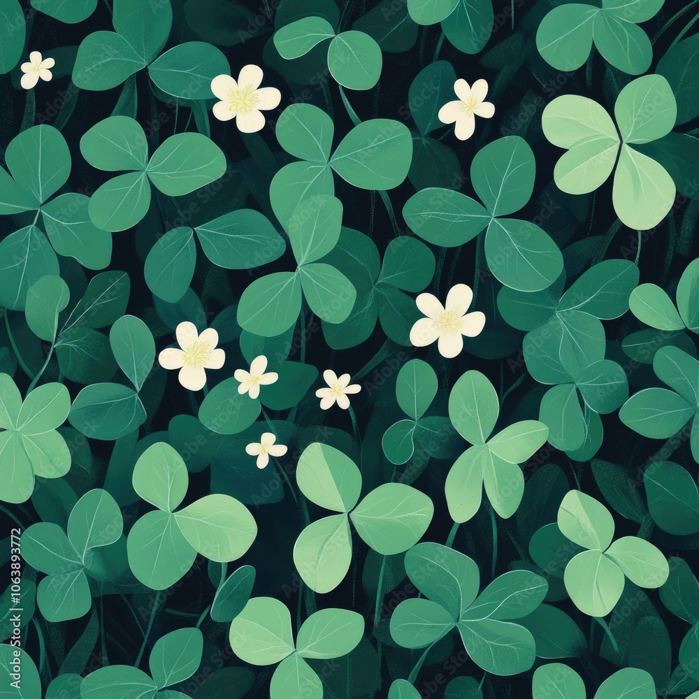 Handcrafted Spring Foliage Design with Green Leaves and Flowers for Seasonal Celebration Handcrafted Spring Foliage Design with Green Leaves and Flowers for Seasonal Celebration