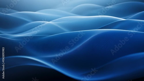 Wallpaper Mural Blue technology background with digital grids, data waves, and abstract tech patterns in shades of blue, Torontodigital.ca
