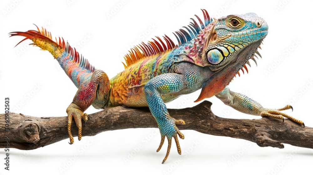 Obraz premium close-up iguana