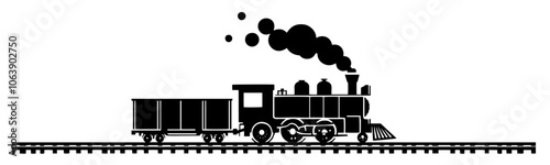 train locomotive transport vintage travel retro vector antique metal