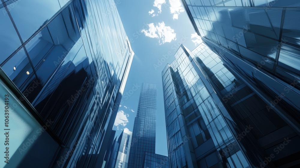 The Skyscrapers Reaching Skyward The Skyscrapers Reaching Skyward