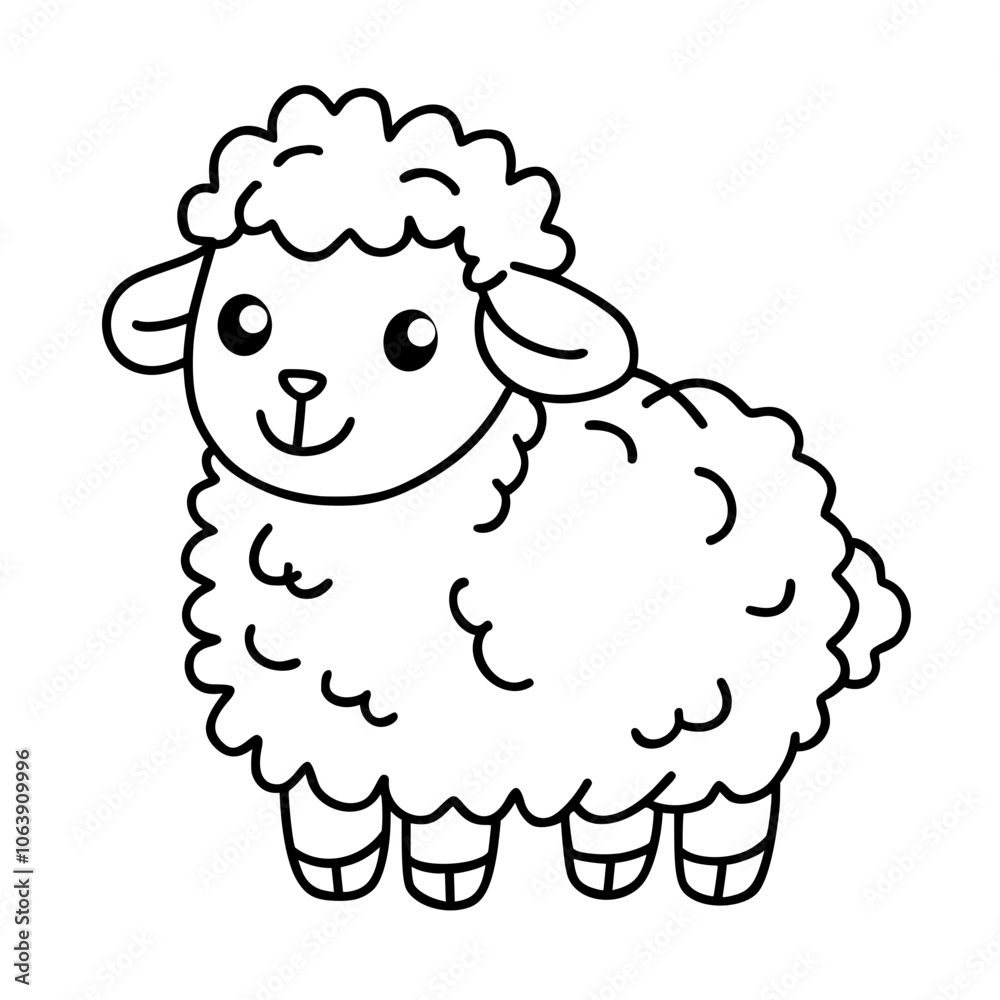 sheep animal doodle sheep animal doodle
