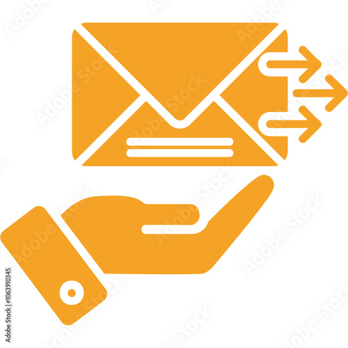 Send Mail Vector Icon Design