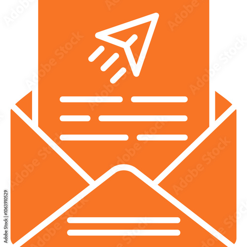 Send Mail Vector Icon Design