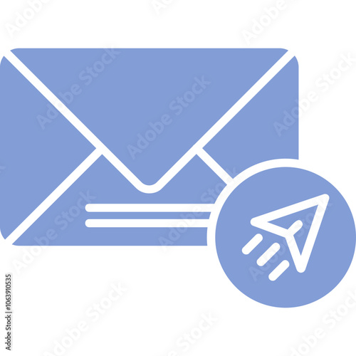 Send Mail Vector Icon Design